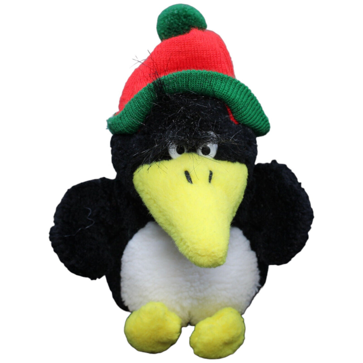 1232410 DIMO Vintage Uli Stein, Pinguin mit Wintermütze Kuscheltier Kumpel Leo Gebraucht