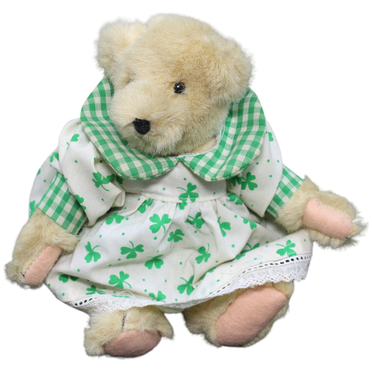 1232668 North American Bear Vintage Teddybär, Muffy Vanderbear St. Patricks Day 1990 Kuscheltier Kumpel Leo Gebraucht