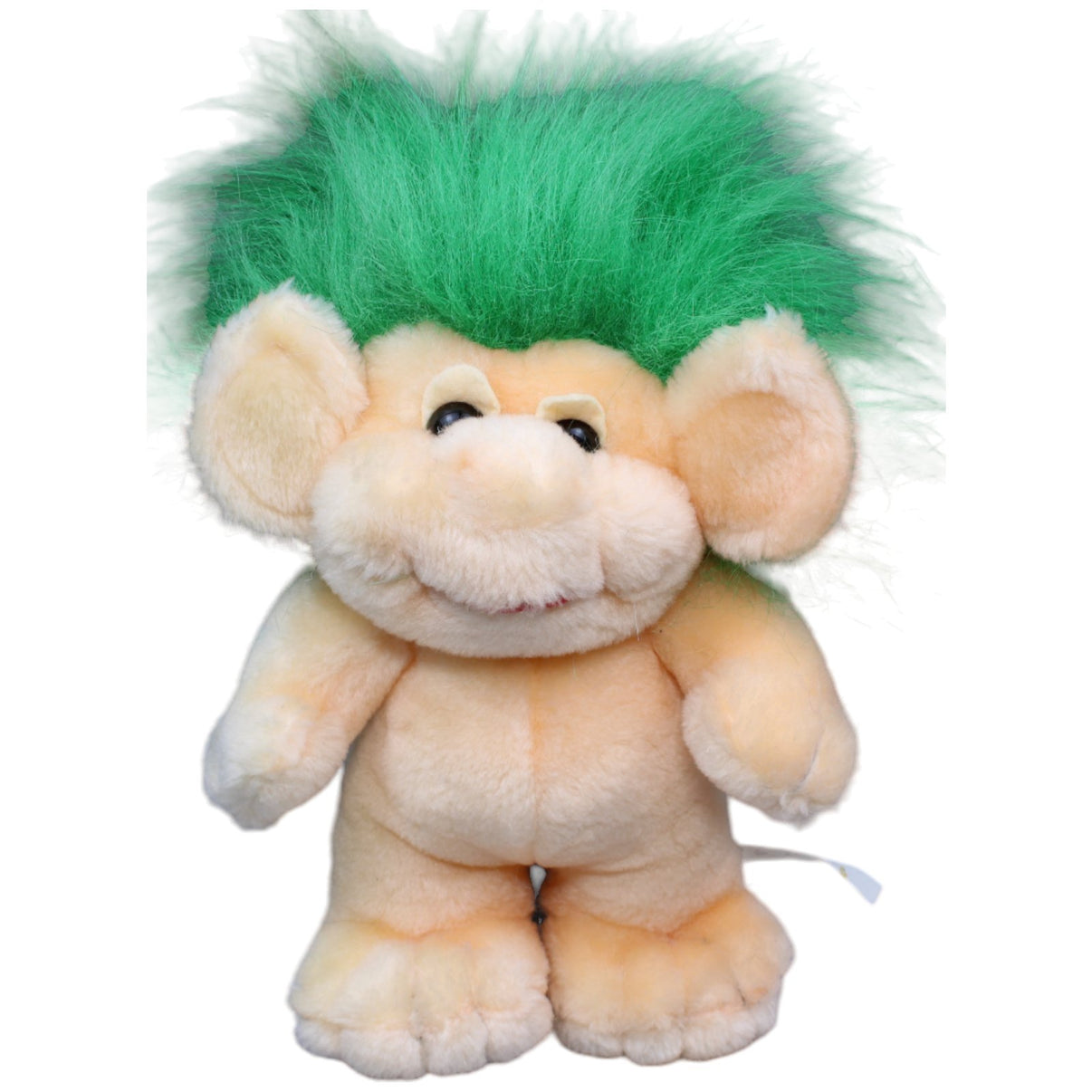 1232807 Unbekannt Vintage Troll, grüne Haare Plüschfigur Kumpel Leo Gebraucht