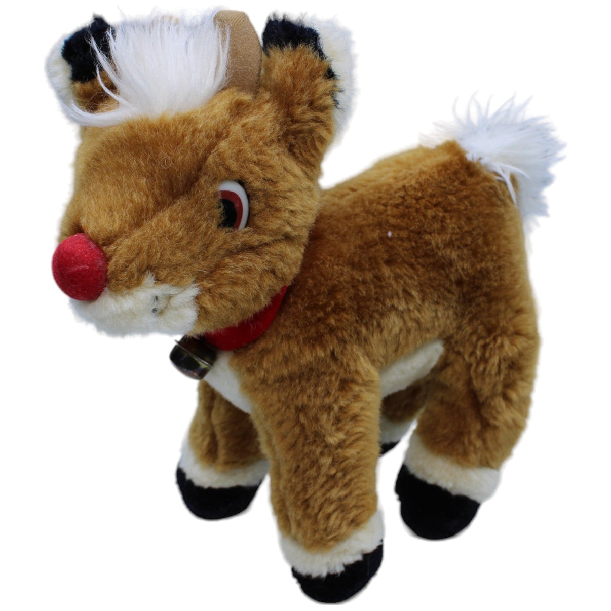 1232985 Tip Top Toys Vintage Rudolph mit der roten Nase Kuscheltier Kumpel Leo Gebraucht Rentier Retro