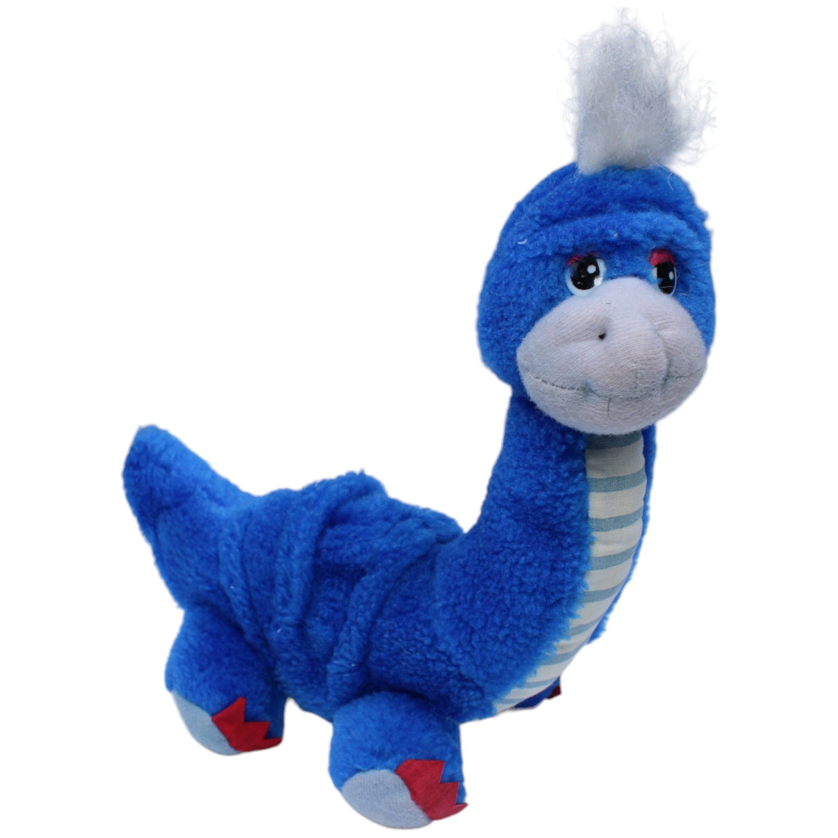 1233123 Seneca Vintage Herzl, Dinosaurier blau Kuscheltier Kumpel Leo Gebraucht Vintage