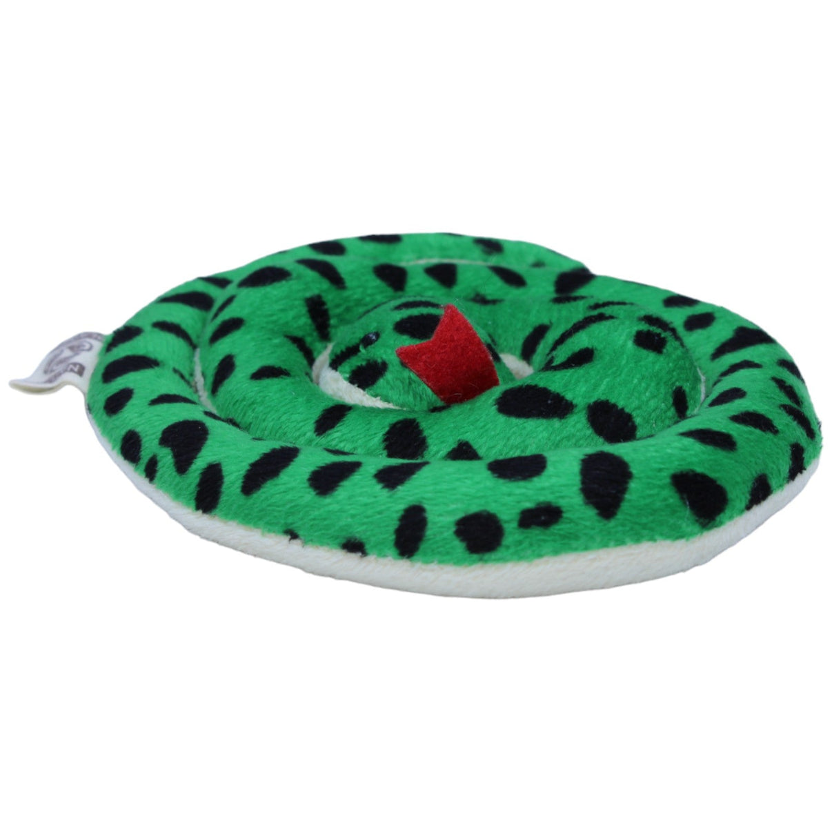 1233153 Nature Planet Schlange grün, eingerollt Kuscheltier Kumpel Leo Gebraucht