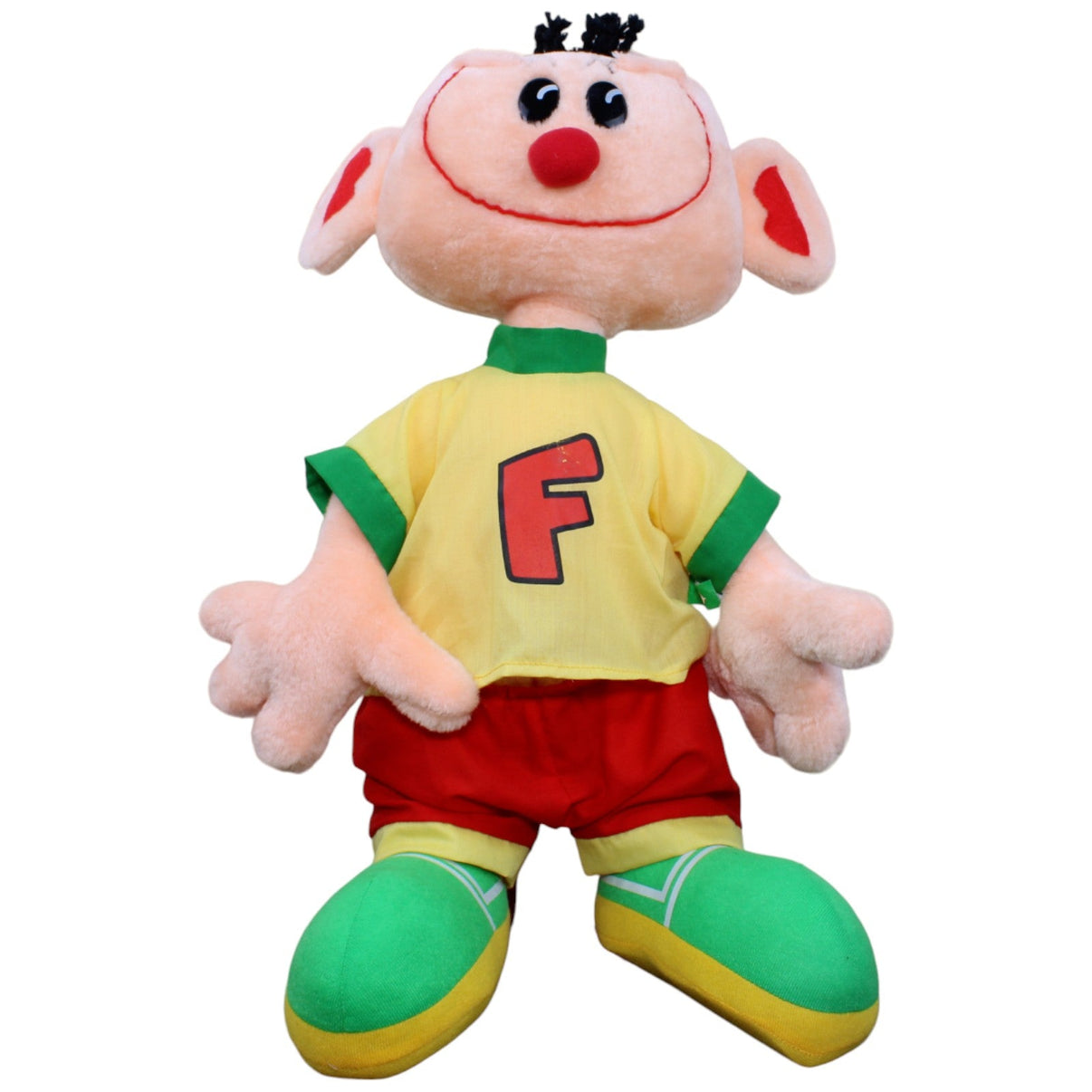 123652 hermey GmbH & Co. KG Vintage Fritt Maskottchen, XXL Fritt Boy Plüschfigur Kumpel Leo Gebraucht
