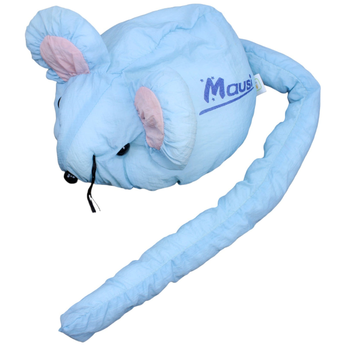 123665 Europlay Knautschi, Vintage Maus Mausi blau Kuscheltier Kumpel Leo Gebraucht