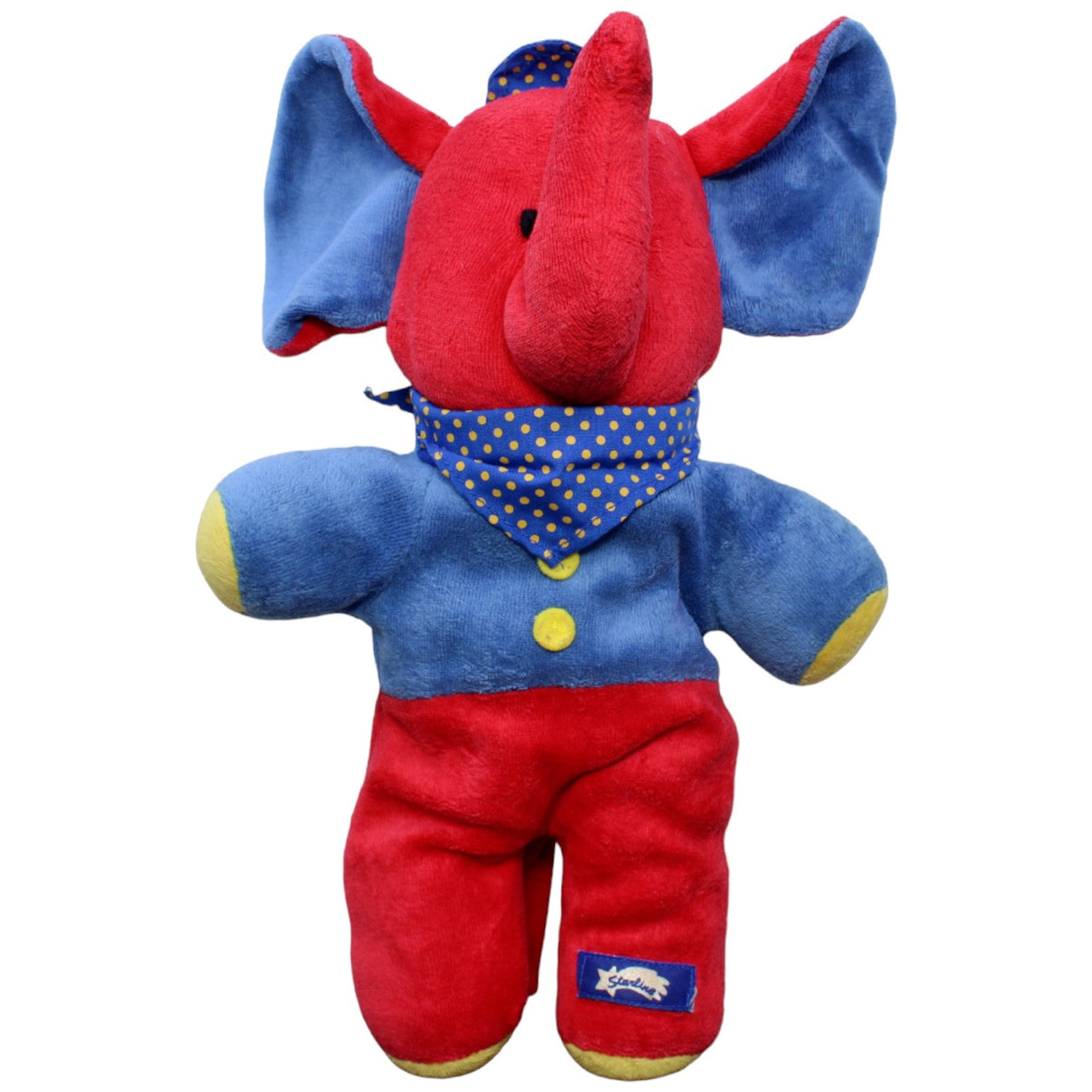 123691 Europlay Vintage Starline, Elefant rot Kuscheltier Kumpel Leo Gebraucht