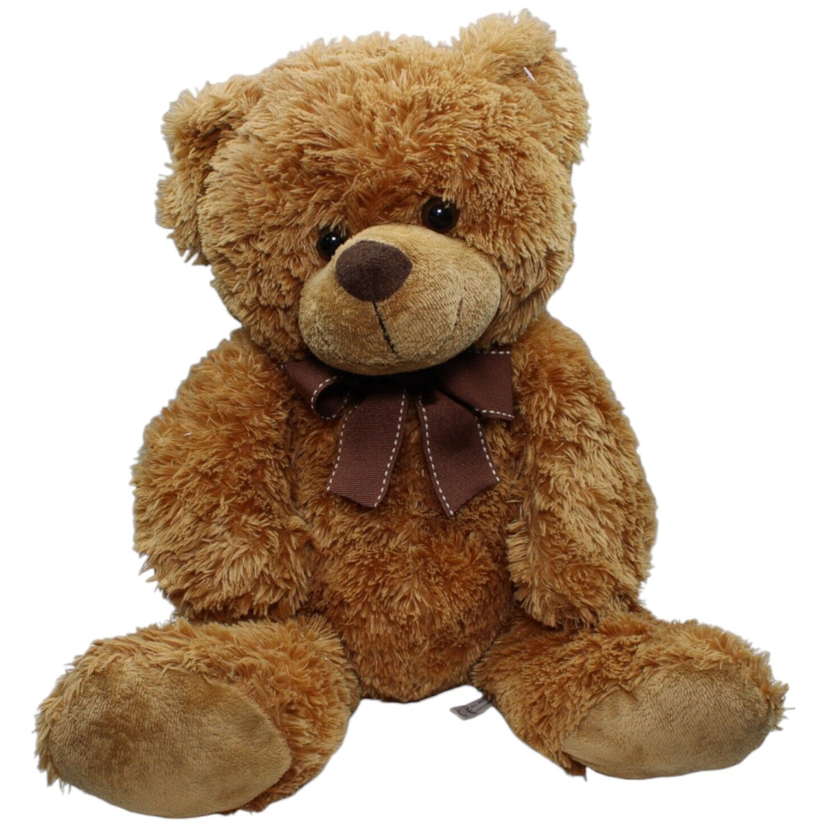 123863 Uni-Toys XL Teddybär mit Schleife, dunkelbraun Kuscheltier Kumpel Leo Bär Gebraucht