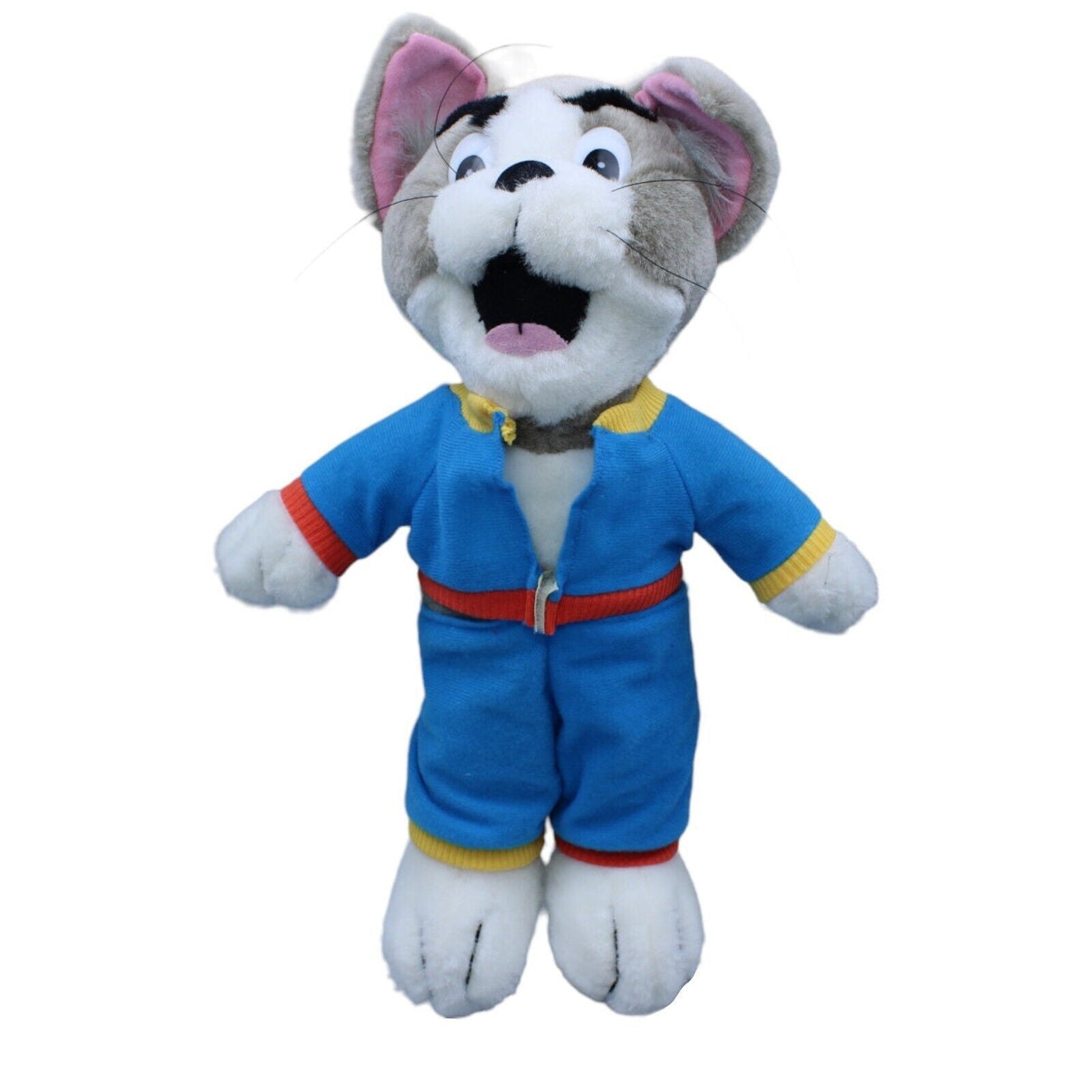 123923 Turner Entertainment Vintage Kater Tom im Trainingsanzug aus Tom & Jerry Kuscheltier Kumpel Leo Gebraucht Katze