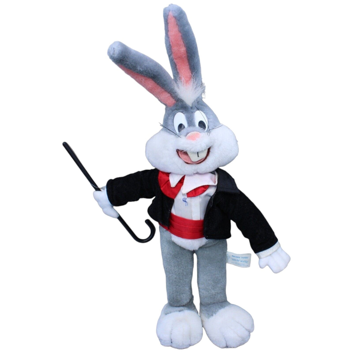 123926 Benny Toys Vintage Bugs Bunny im Anzug aus Looney Tunes Kuscheltier Kumpel Leo Gebraucht Hase