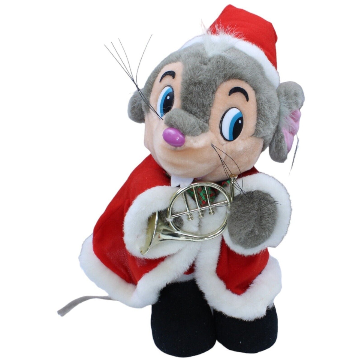 123935 PTS Vintage Feivel der Mauswanderer im Weihnachtsoutfit Kuscheltier Kumpel Leo Gebraucht