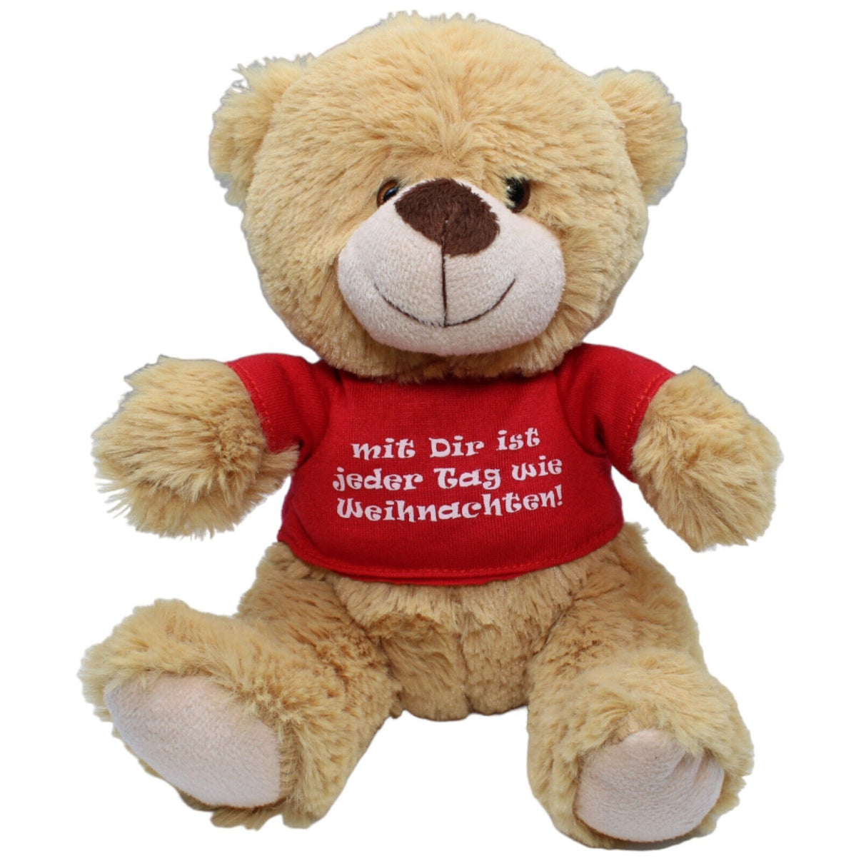 123957 Erfurth High Quality Toys Teddybär "mit Dir ist jeder Tag wie Weihnachten!" Kuscheltier Kumpel Leo Gebraucht