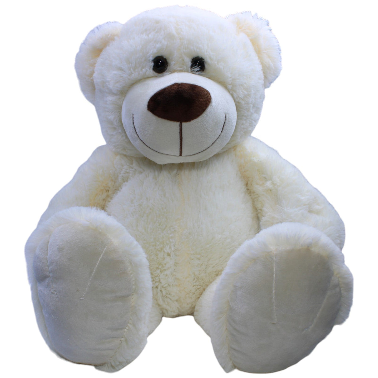 123000011656 Smiki XL Teddybär, weiß Kuscheltier Kumpel Leo Bär Gebraucht Teddy