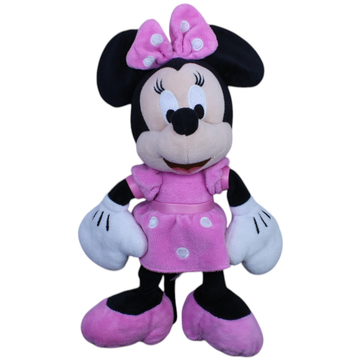 123000011727 Unbekannt Disney Minnie Maus im rosa Kleid Kuscheltier Kumpel Leo Gebraucht