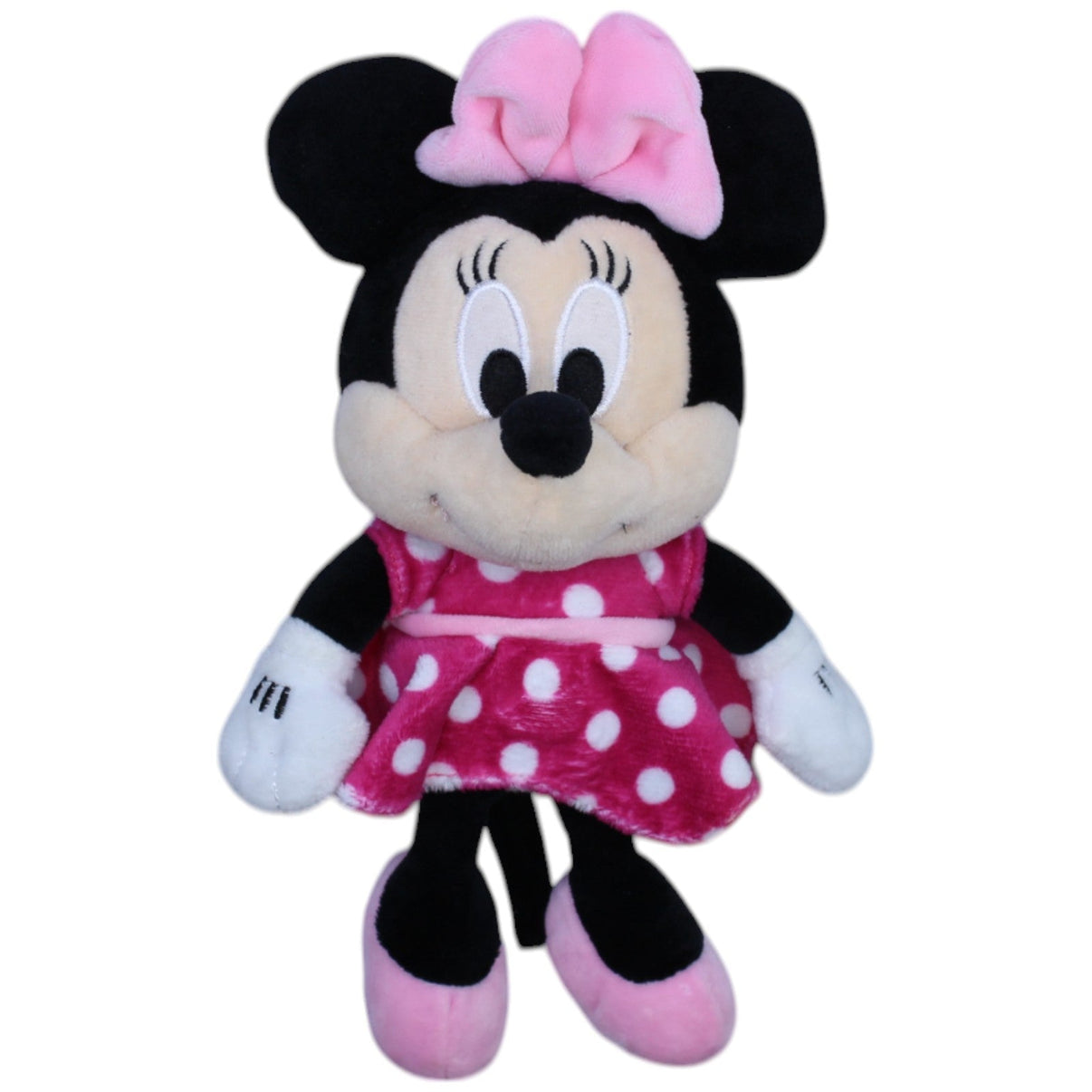 123000011731 Unbekannt Disney Minnie Maus im pinken Kleid, klein Kuscheltier Kumpel Leo Gebraucht