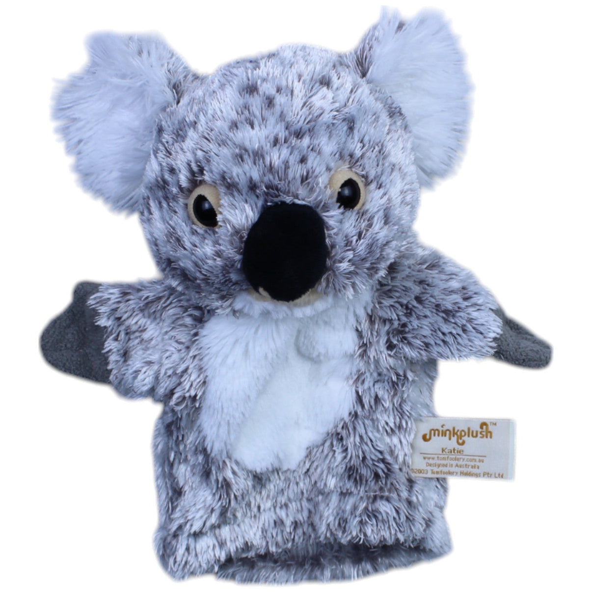 123000011747 Tomfoolery Koala Katie von minkplush Handpuppe Kumpel Leo Gebraucht Vintage