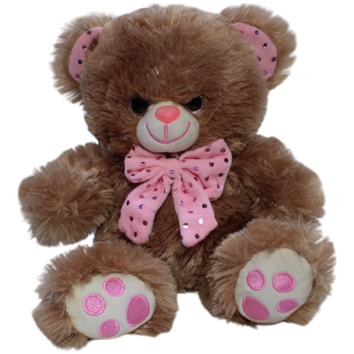 123000012467 Landahl & Baumann Süßer Teddybär mit rosa Schleife Kuscheltier Kumpel Leo Bär Gebraucht Teddy