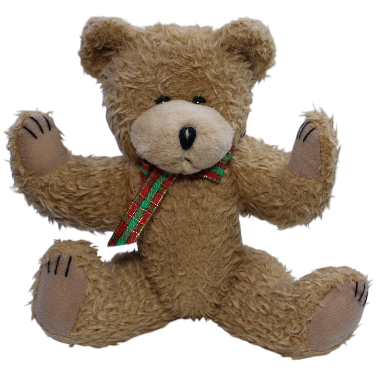 123000012717 Heunec Großer Teddybär mit Schleife, beweglichen Armen & Beinen Kuscheltier Kumpel Leo Gebraucht