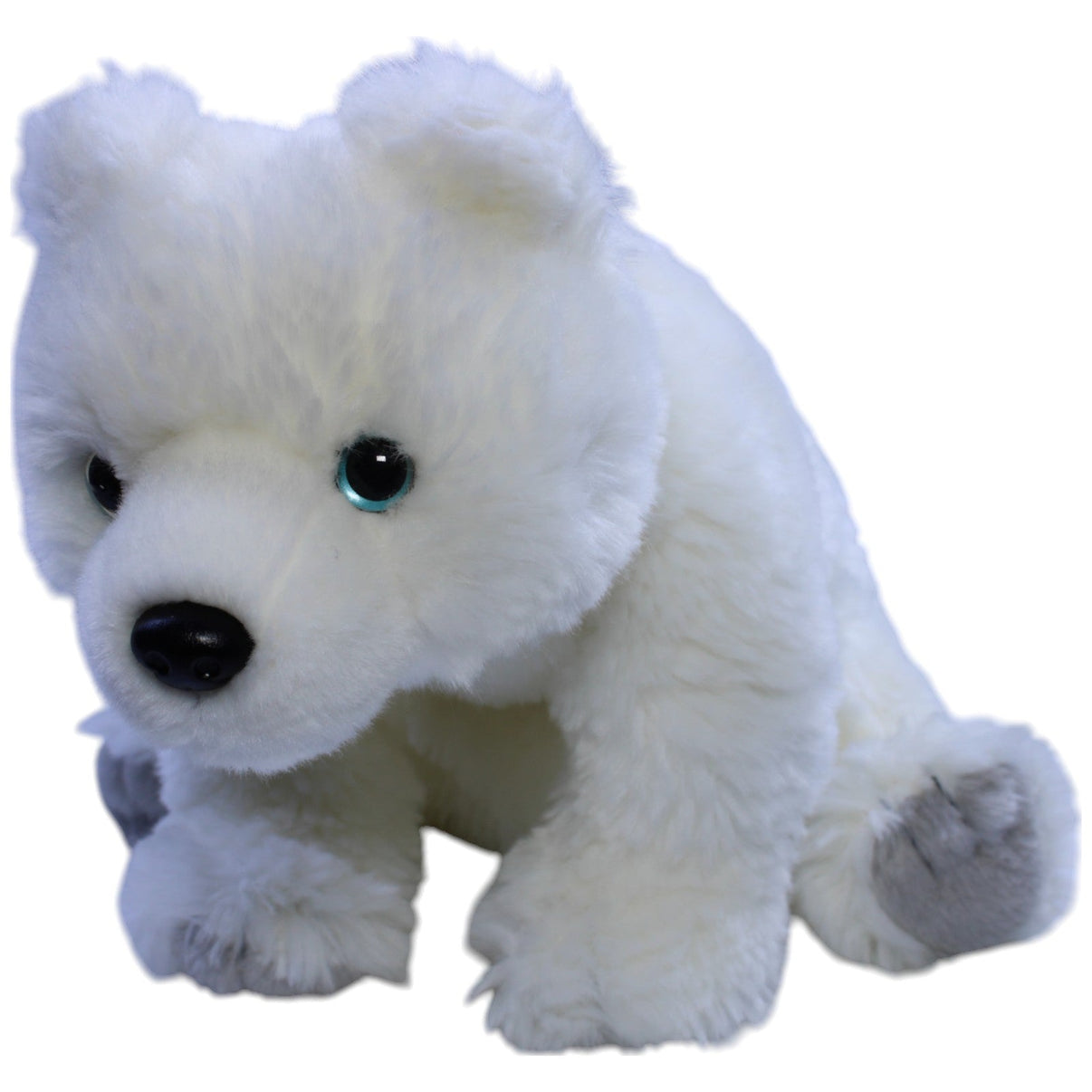 123000012727 TY Hübscher Eisbär Kuscheltier Kumpel Leo Gebraucht Vintage