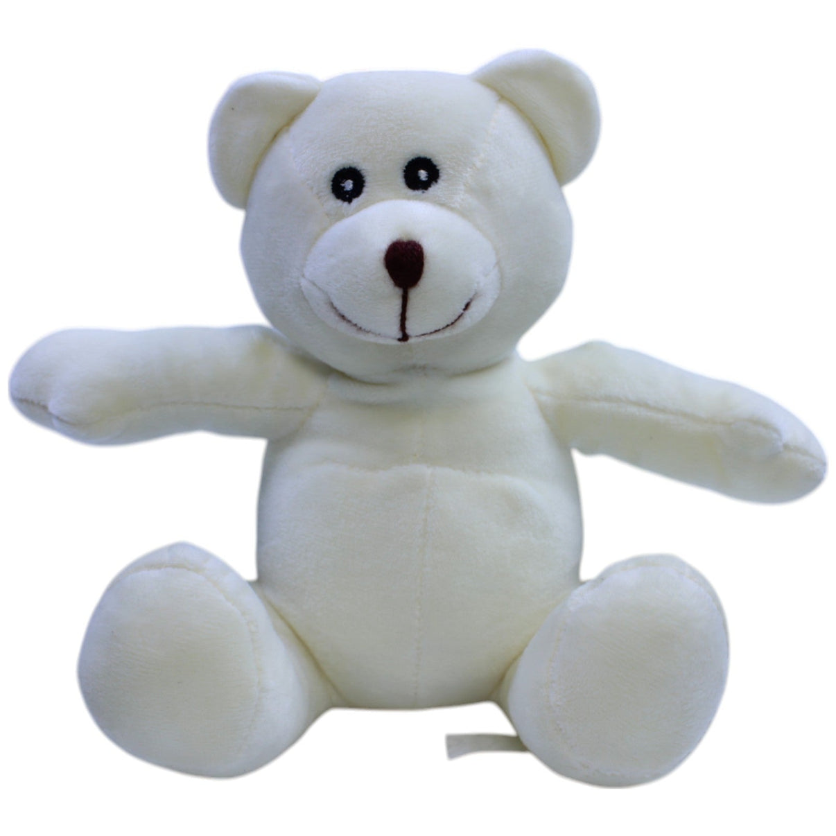 123000012732 Unbekannt Teddybär, weiß Kuscheltier Kumpel Leo Gebraucht Teddy Teddybär