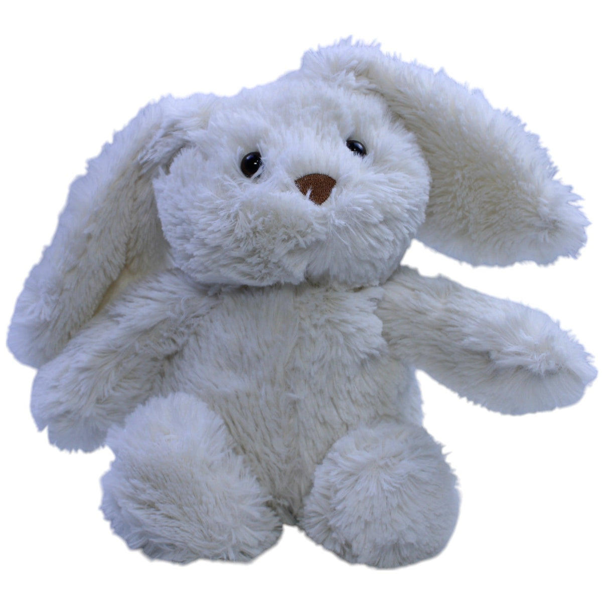 123000012938 KSD Süßer Hase mit langen Ohren, weiß Kuscheltier Kumpel Leo Gebraucht
