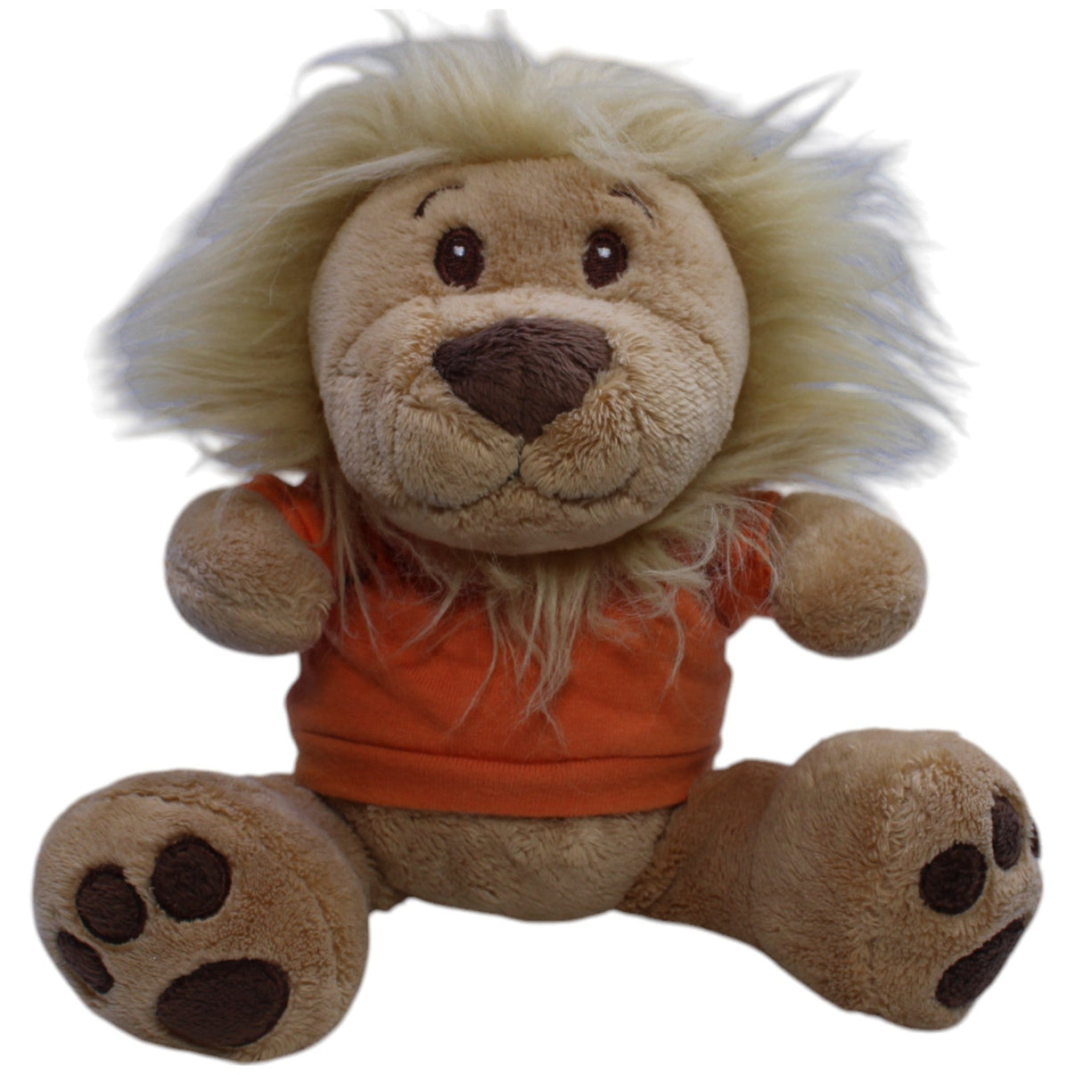 123000012950 GLOBUS Kids, Löwe mit orangem Shirt Kuscheltier Kumpel Leo Gebraucht Raubkatze