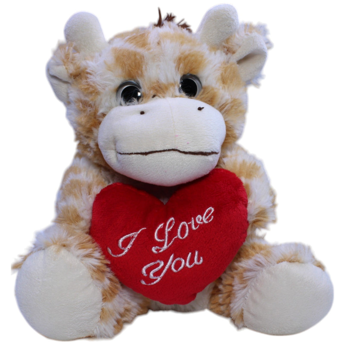 123000013072 Heunec Süße Giraffe mit Herz "I love you" Kuscheltier Kumpel Leo Gebraucht