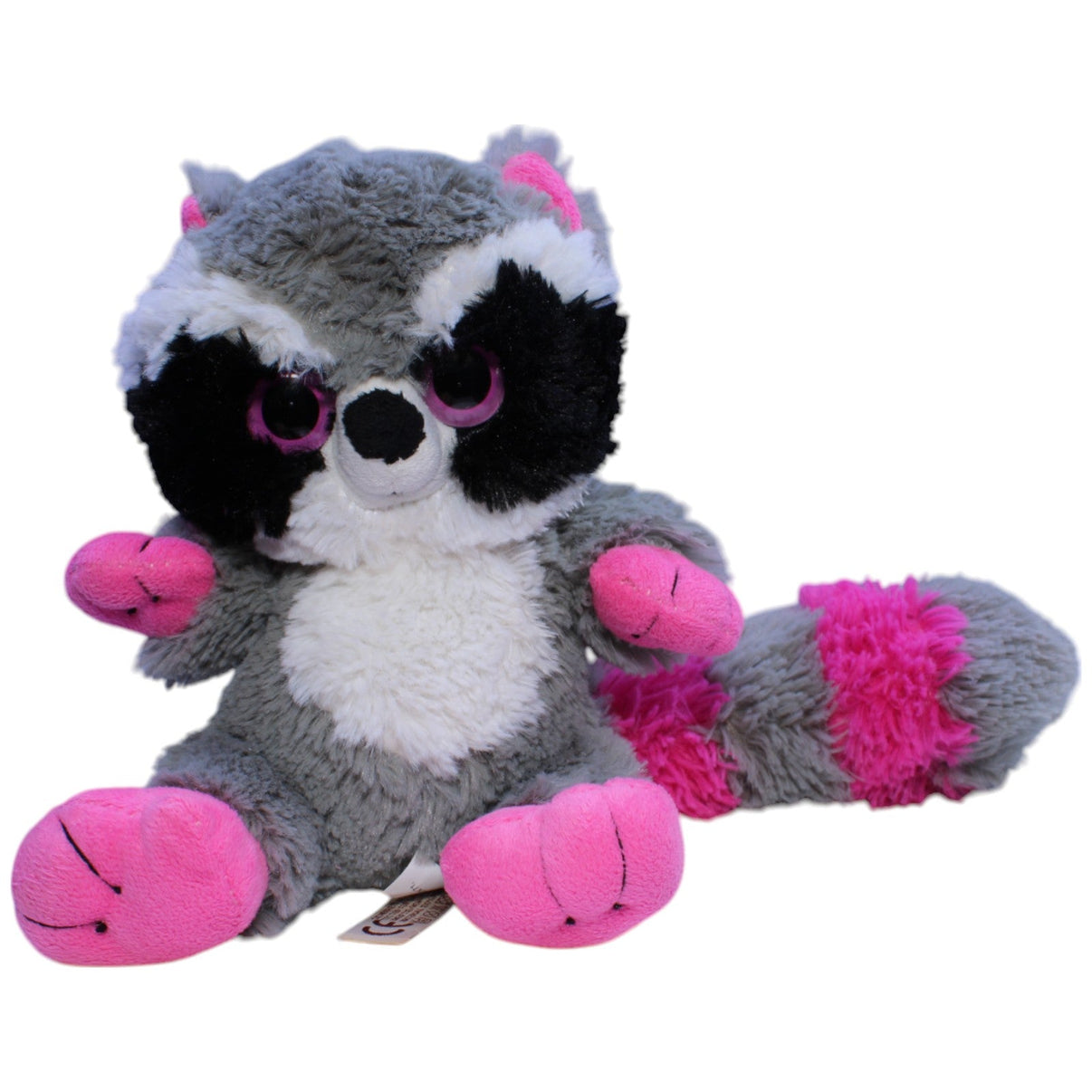 123000013135 Morgenroth Waschbär, pink - grau Kuscheltier Kumpel Leo Gebraucht