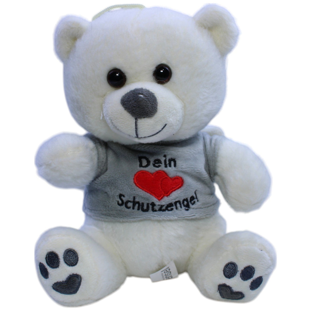 123000013140 Geschenke Hensel Weißer Bär mit Flügel "Dein Schutzengel" Kuscheltier Kumpel Leo Gebraucht