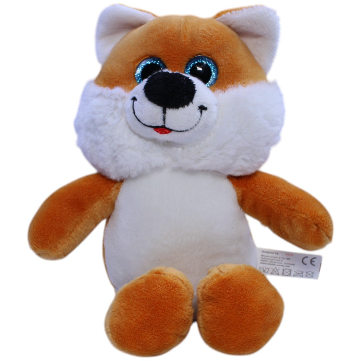 123000013385 Windel Süßer Fuchs mit Glitzeraugen Kuscheltier Kumpel Leo Gebraucht
