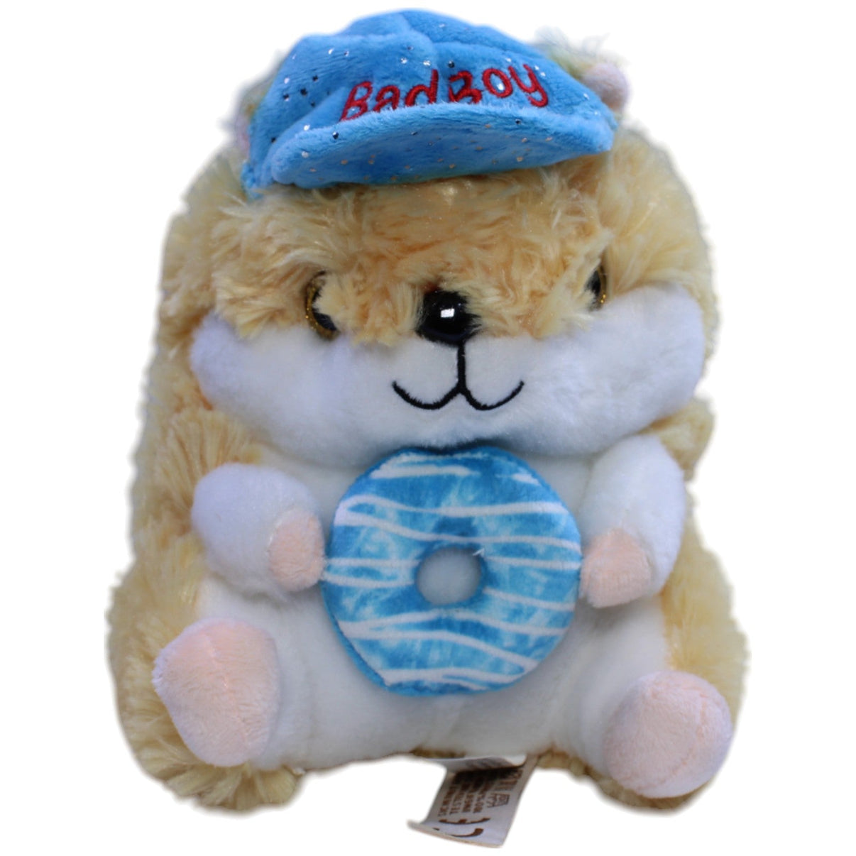 123000013400 Morgenroth Hamster mit Donut & Kappe "Bad Boy" Kuscheltier Kumpel Leo Gebraucht