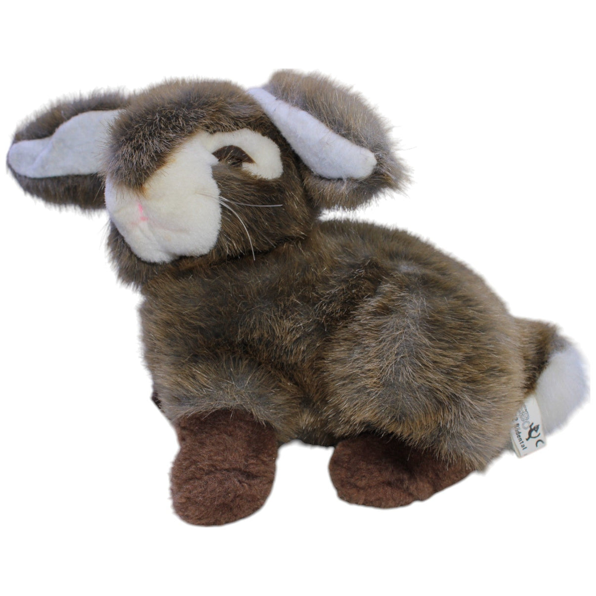 123000013413 EBO Plüschtiere Kaninchen, dunkelbraun Kuscheltier Kumpel Leo Gebraucht Hase