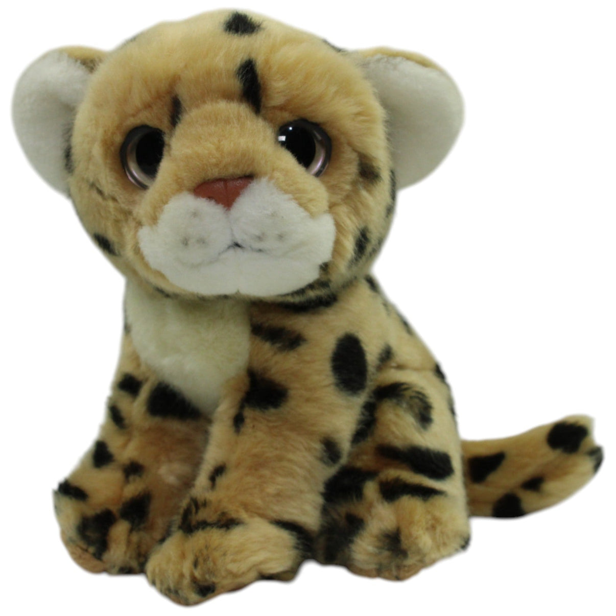 123000013810 Wild Republic Baby Leopard, sitzend Kuscheltier Kumpel Leo Gebraucht Raubkatze
