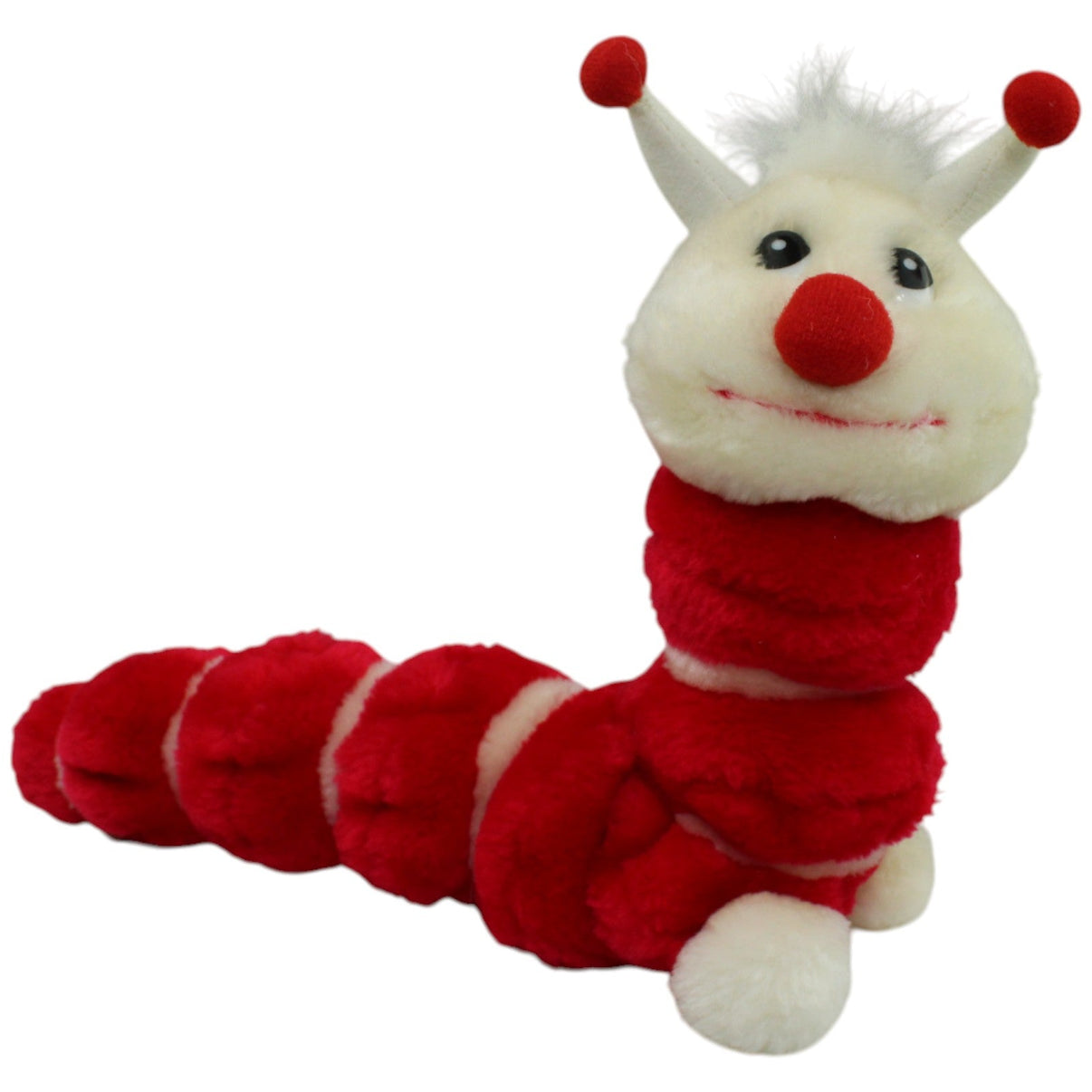 123000013866 Unbekannt Süßer Wurm, rot Kuscheltier Kumpel Leo Gebraucht Insekt
