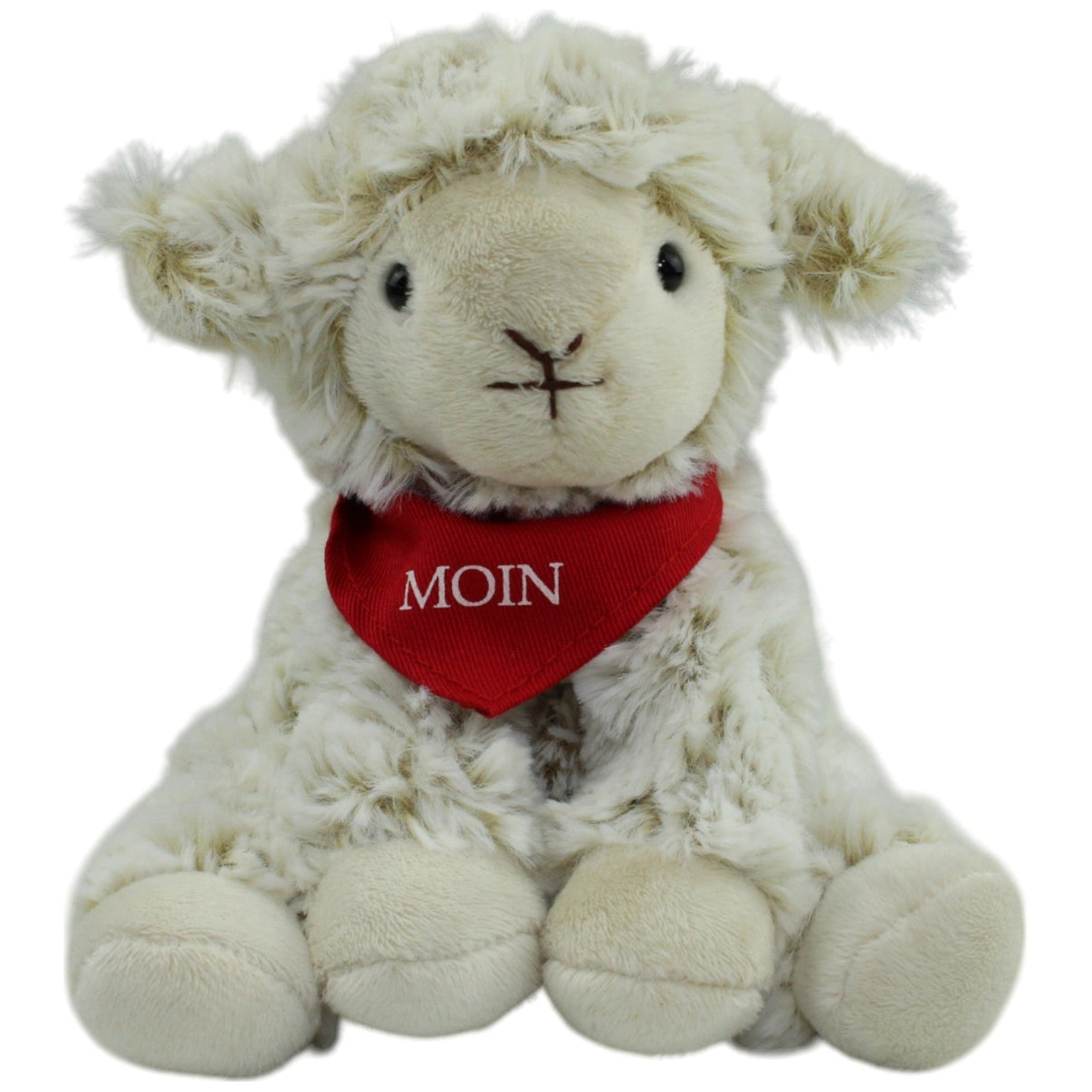 123000013885 SL - Geschenke Süßes Schaf mit Halstuch "MOIN" Kuscheltier Kumpel Leo Gebraucht Lamm