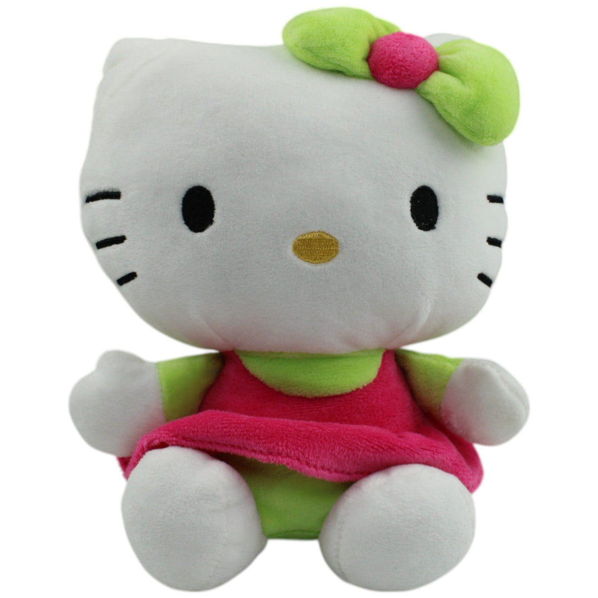 123000013889 Jamini Hello Kitty in pinkem Kleid Kuscheltier Kumpel Leo Gebraucht Katze