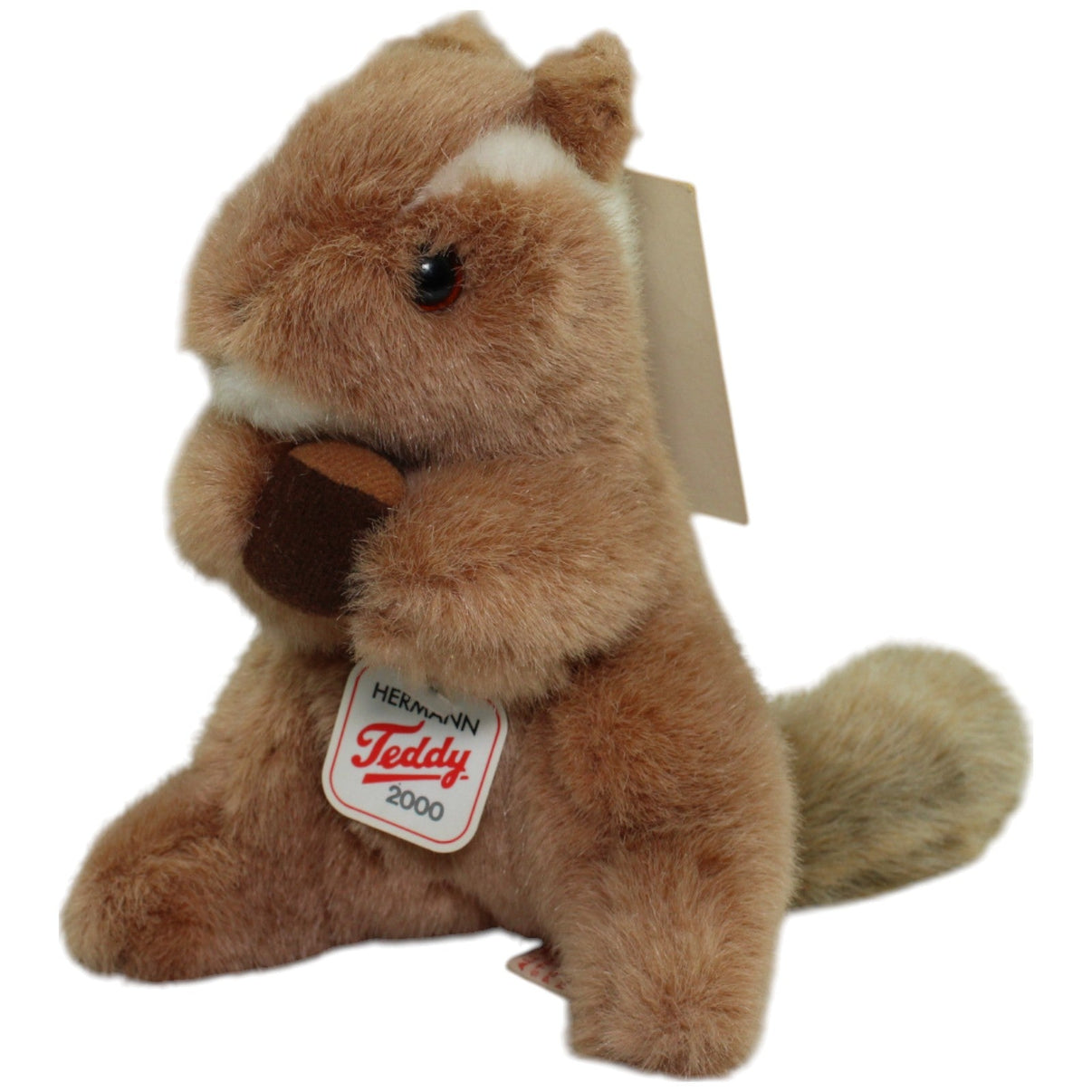 123000013977 Teddy - Hermann Streifenhörnchen mit Nuss, stehend Kuscheltier Kumpel Leo neu