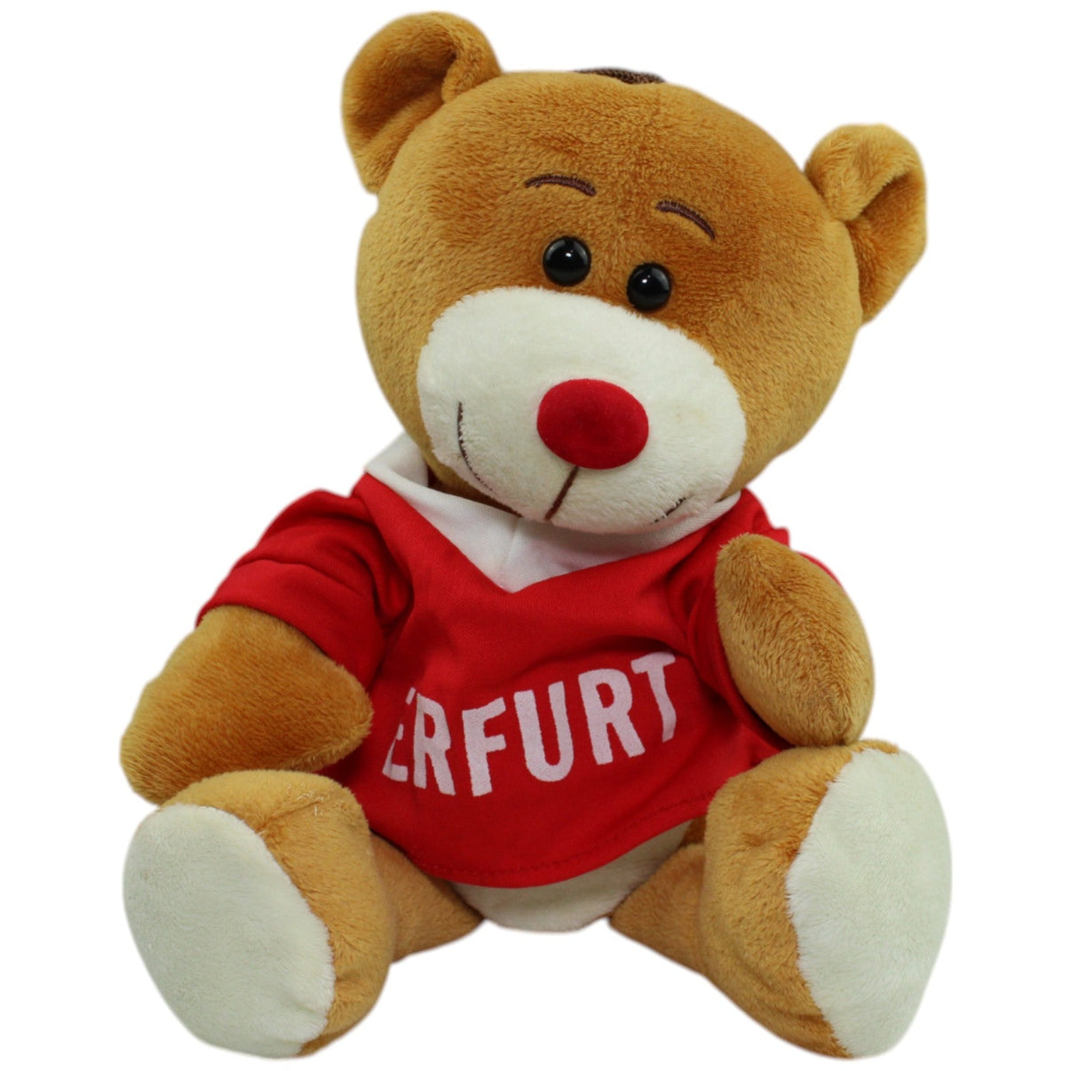 123000013984 Unbekannt Teddy mit Shirt "ERFURT" Kuscheltier Kumpel Leo Gebraucht Teddy Teddybär