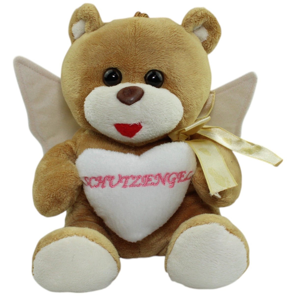 123000013992 Unbekannt Bär mit Flügel & Herz "Schutzengel" Kuscheltier Kumpel Leo Bär Gebraucht