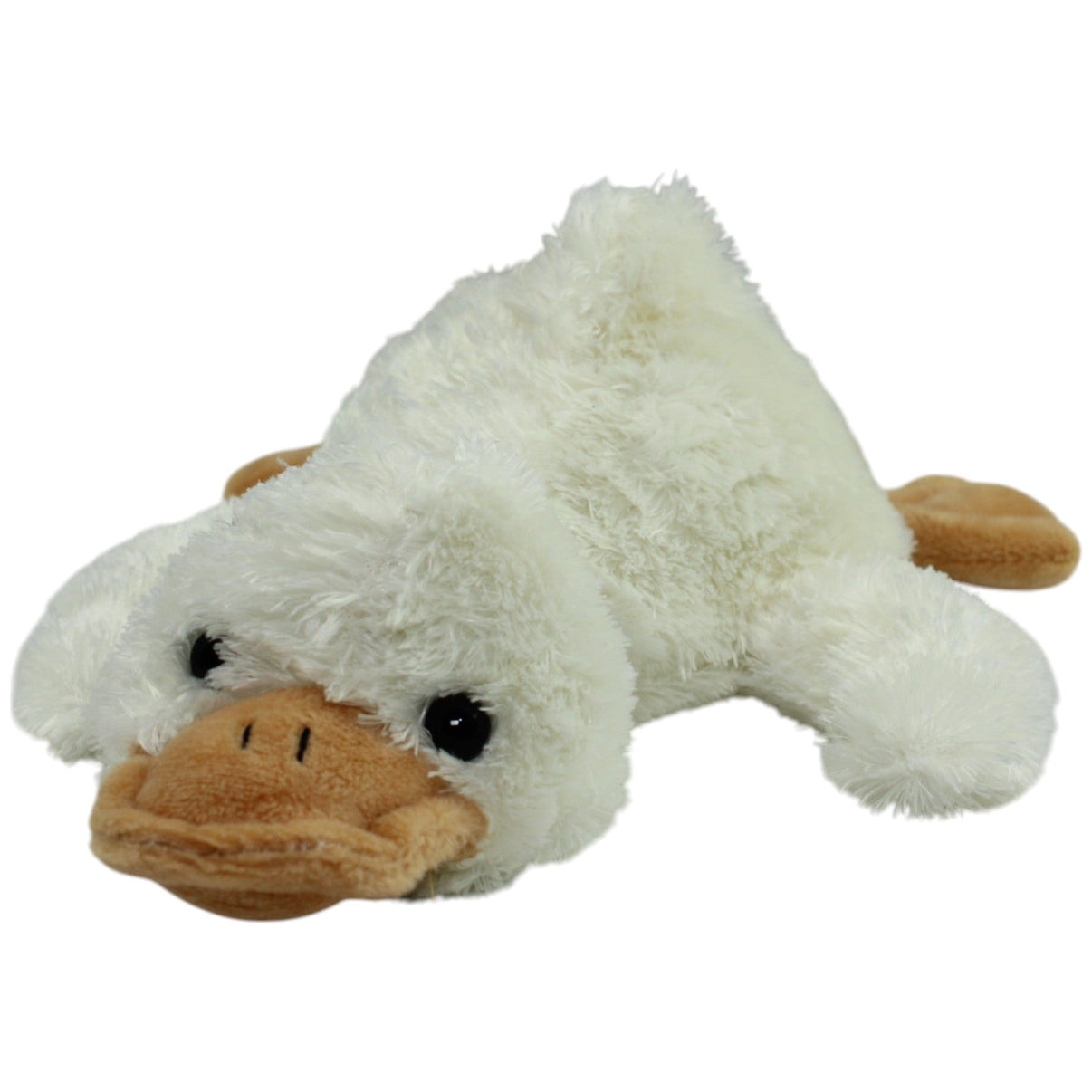 123000014001 Gerd Rodermund GmbH Weiße Ente mit Schleife, liegend Kuscheltier Kumpel Leo Gebraucht