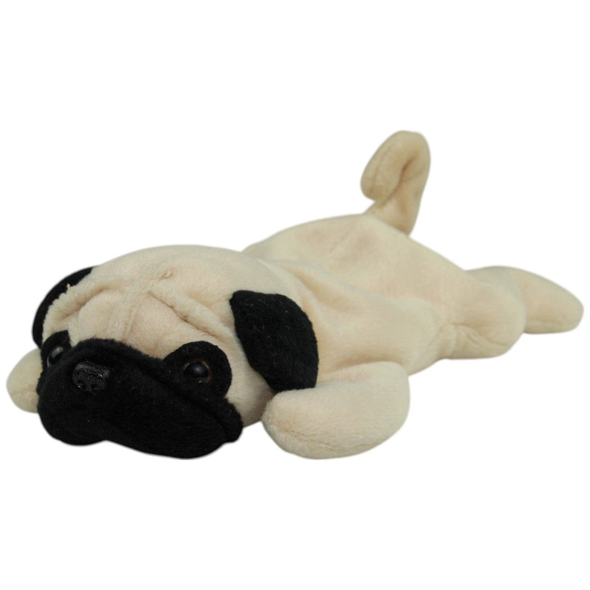 123000014074 TY Beanie Baby, Mops Pugsly Kuscheltier Kumpel Leo _Vintage_ Gebraucht Hund