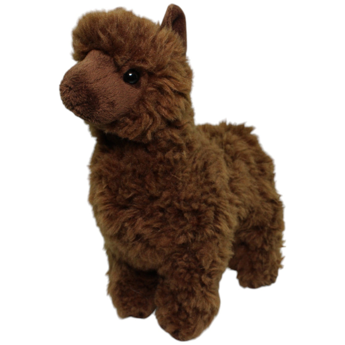 123000014077 Teddy - Hermann Süßes braunes Alpaka, stehend Kuscheltier Kumpel Leo Gebraucht Lama