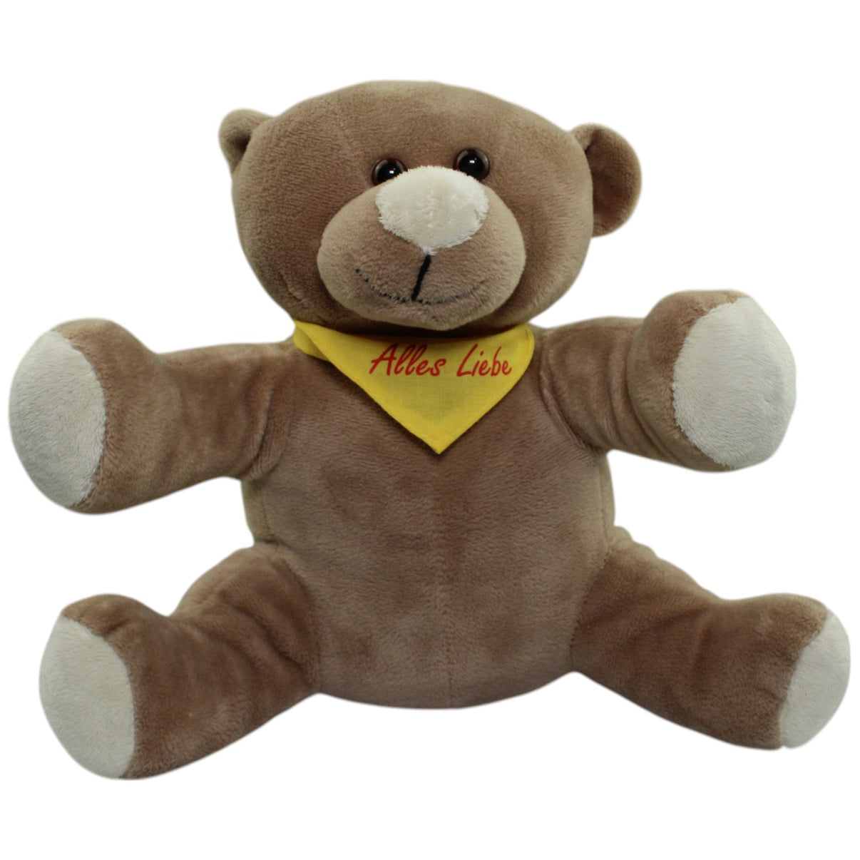 123000014089 Verlagsgruppe KIM Trösterbär Tommy mit Halstuch "Alles Liebe" Kuscheltier Kumpel Leo Bär Gebraucht