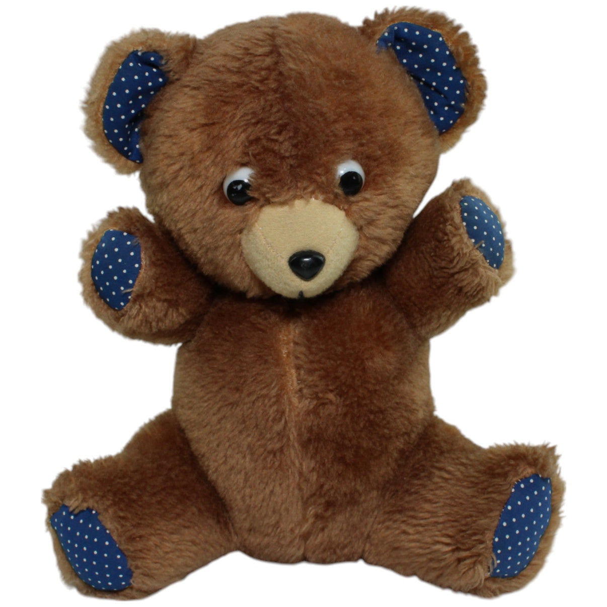 123000014128 Wendy´s Toy Inc. Schöner brauner Teddybär Kuscheltier Kumpel Leo _Vintage_ Gebraucht Teddy