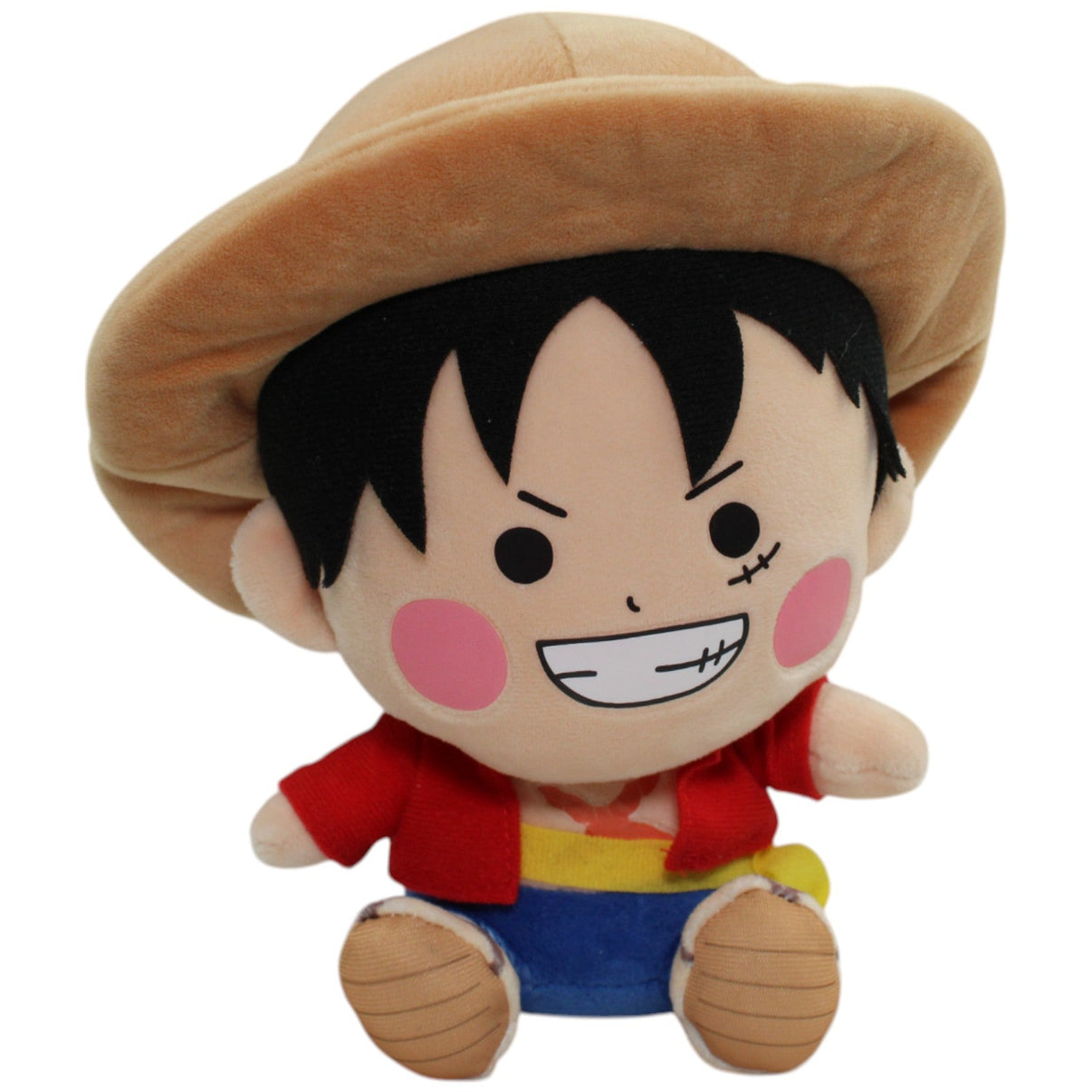123000014150 Sambro Kawaii Ruffy aus One Piece, sitzend Sakami Merchandise Kumpel Leo Gebraucht