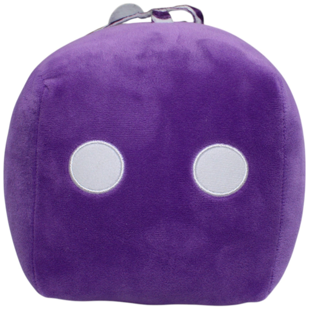 123000014203 Unbekannt Lila Kopf mit Augen, quadratisch Plüschfigur Kumpel Leo Gebraucht