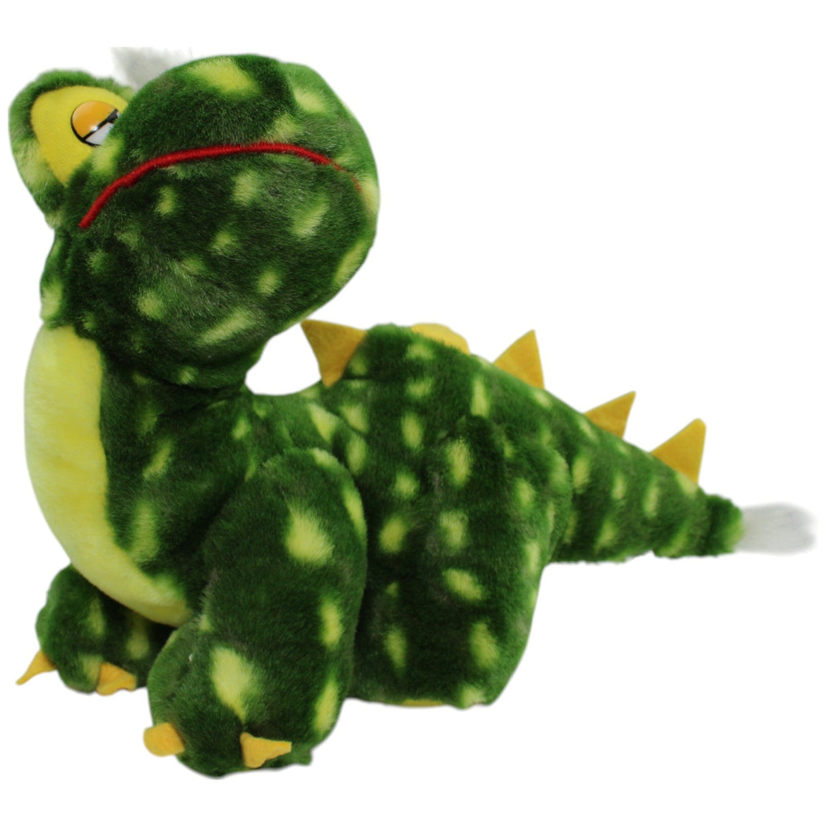 123000014249 Magomora Süßer gepunkteter Dino, grün Kuscheltier Kumpel Leo Dinosaurier Gebraucht