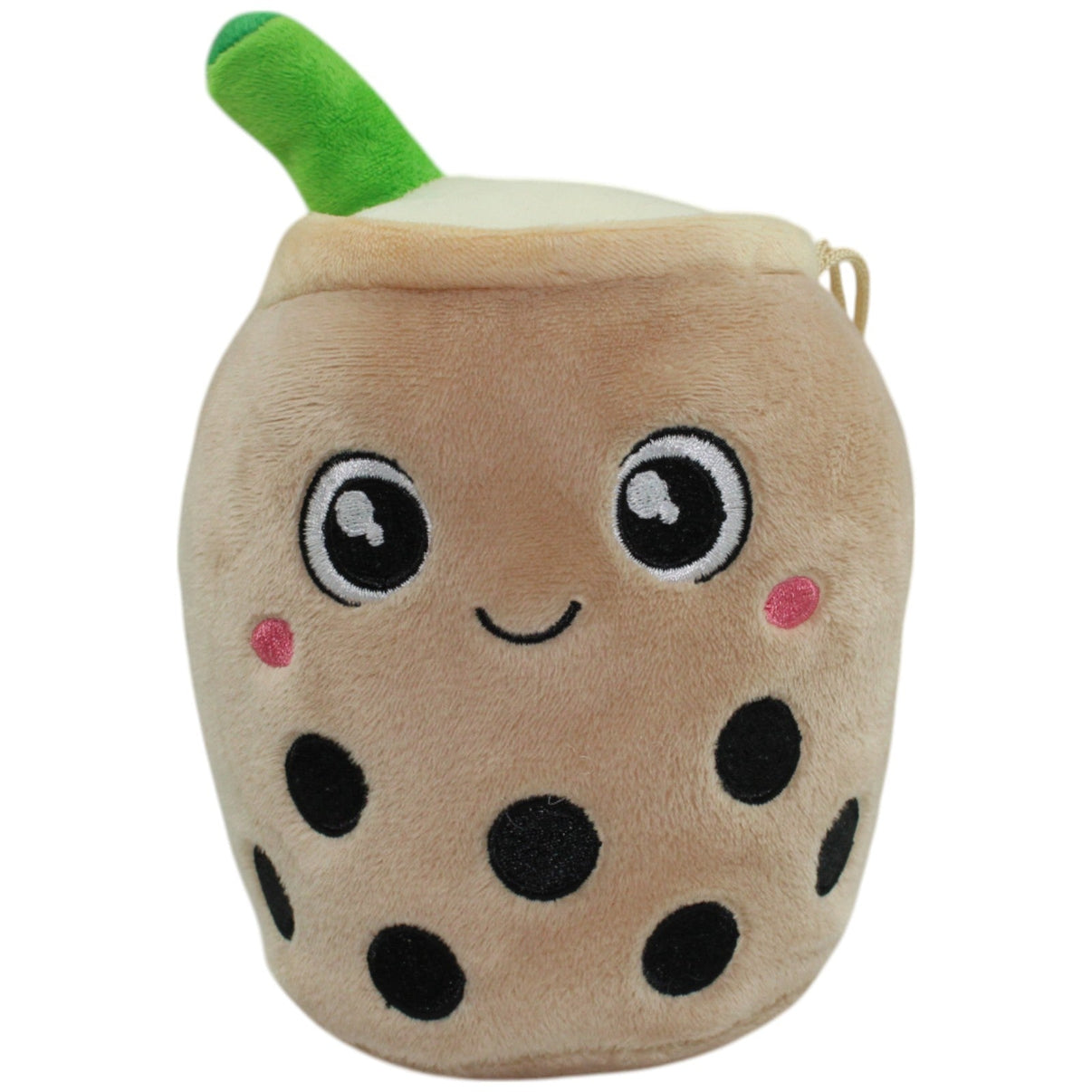 123000014266 FLOTI Flos Toys, kleiner brauner Bubbletea Plüschfigur Kumpel Leo Gebraucht