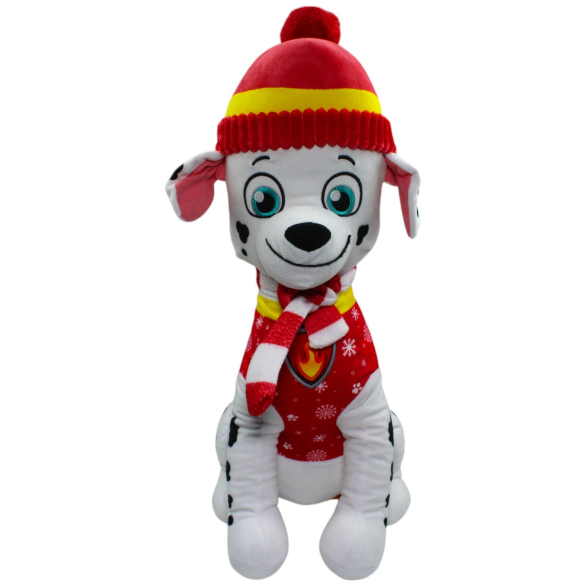 123000014454 Sambro XL Marshall mit Mütze und Schal aus Paw Patrol Kuscheltier Kumpel Leo Gebraucht Hund