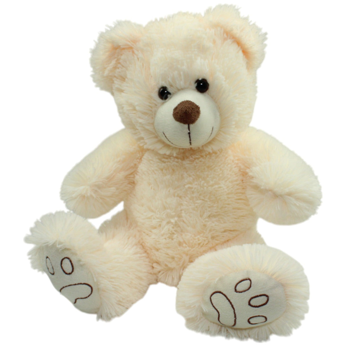 123000014470 Sunkid Teddy sitzend, creme Kuscheltier Kumpel Leo Gebraucht Teddy Teddybär