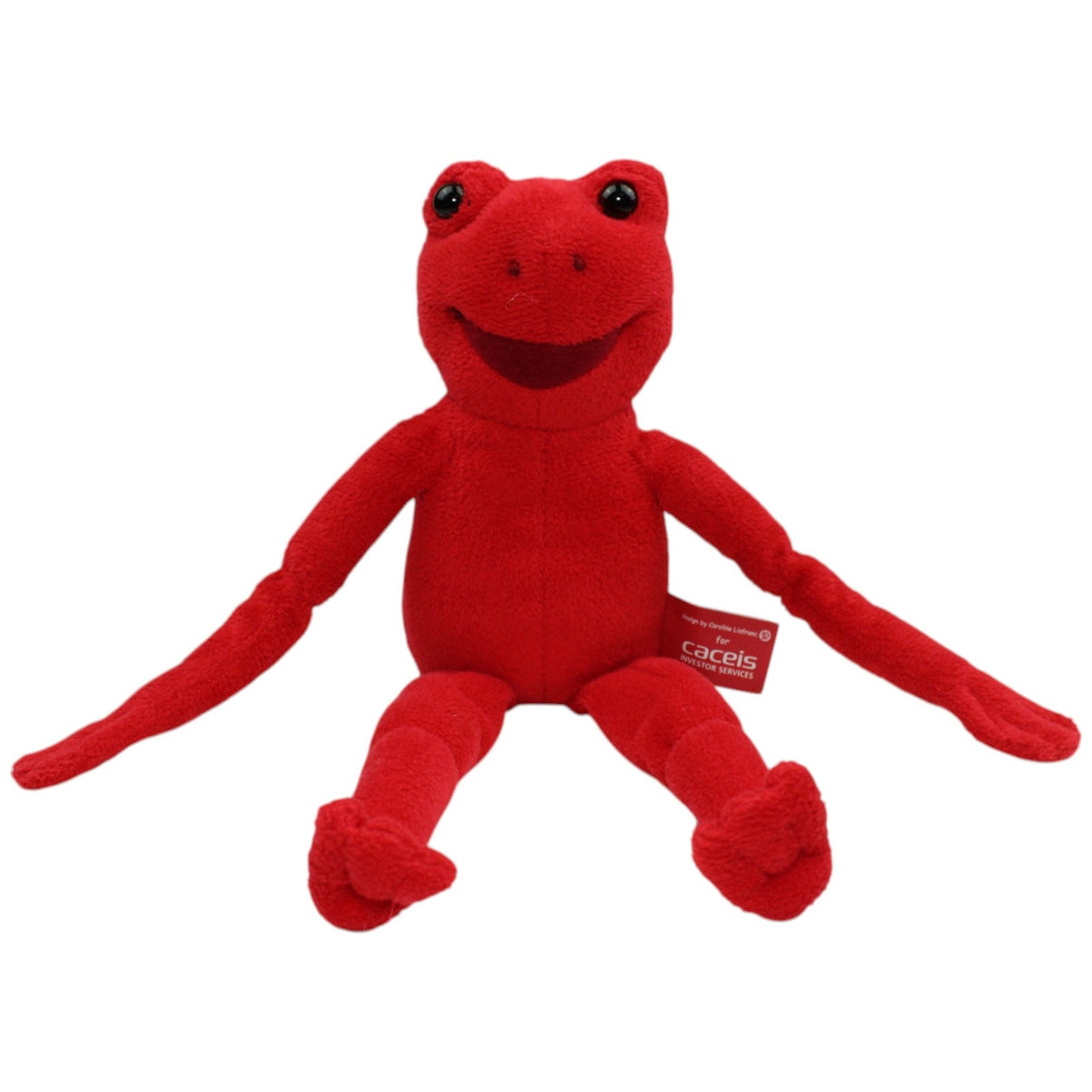 123000014481 CL Premium CACEIS, Roter Frosch Kuscheltier Kumpel Leo Gebraucht