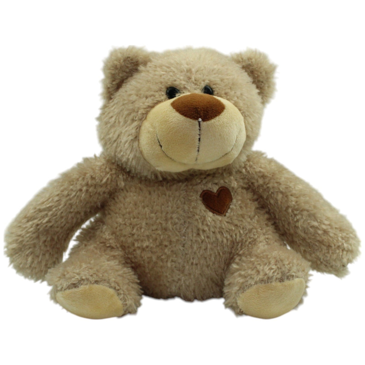 123000014487 TEDI Kuschelfreund, weicher Teddybär mit braunem Herz Kuscheltier Kumpel Leo Gebraucht Teddy Teddybär